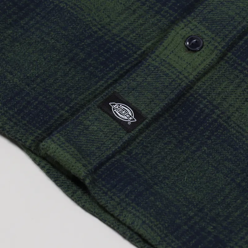 Dickies Plesent Hill Shirt Army Green-6