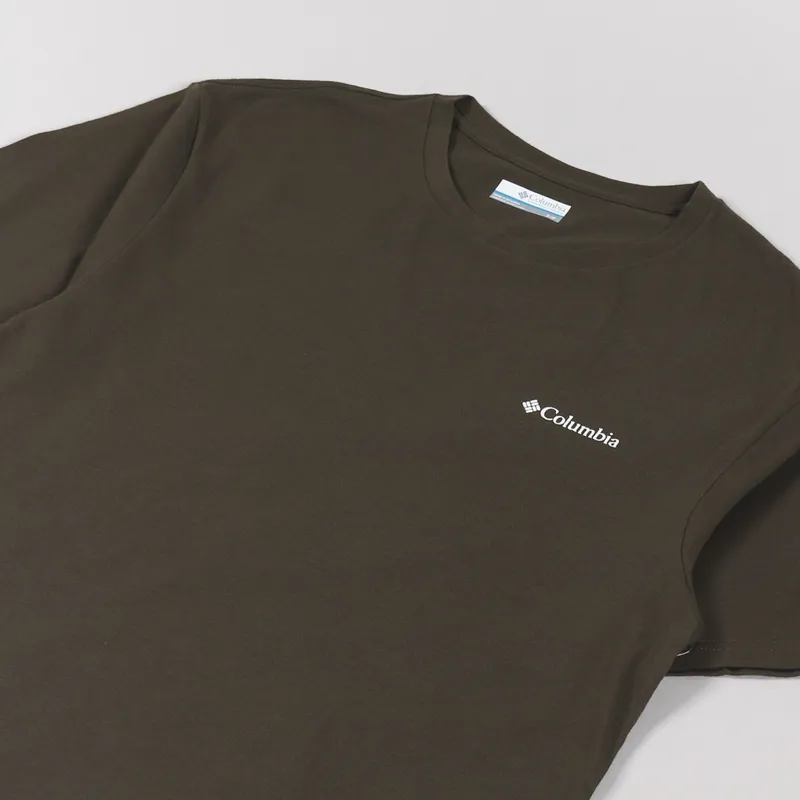 Columbia Pine Trails Graphic T Shirt Olive Green-3