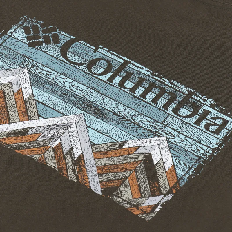 Columbia Pine Trails Graphic T Shirt Olive Green-4