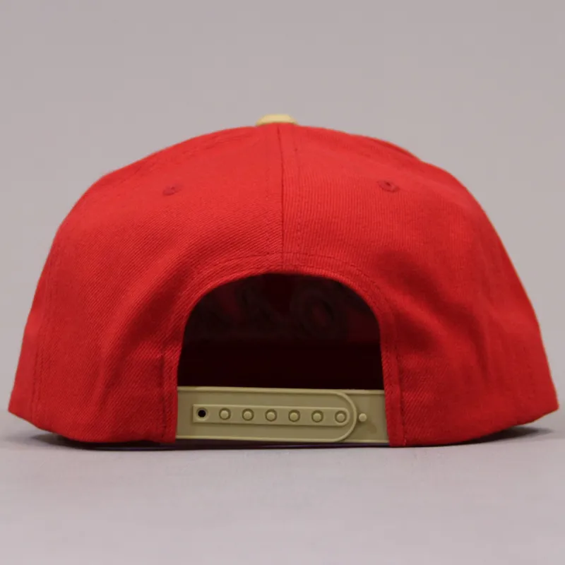 Obey Posse Snapback Cap - Red-3