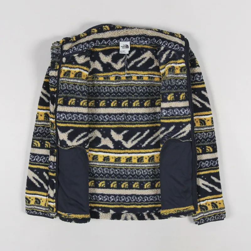 The North Face Printed Campshire Jacket Arrowwood Yellow Mountain Fairisle-1