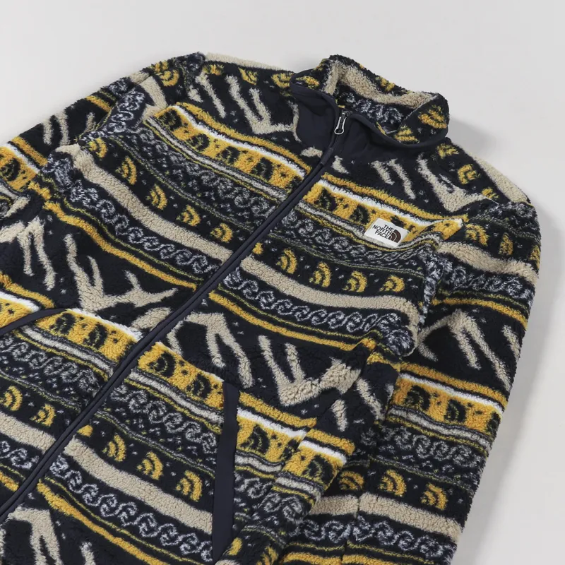 The North Face Printed Campshire Jacket Arrowwood Yellow Mountain Fairisle-3