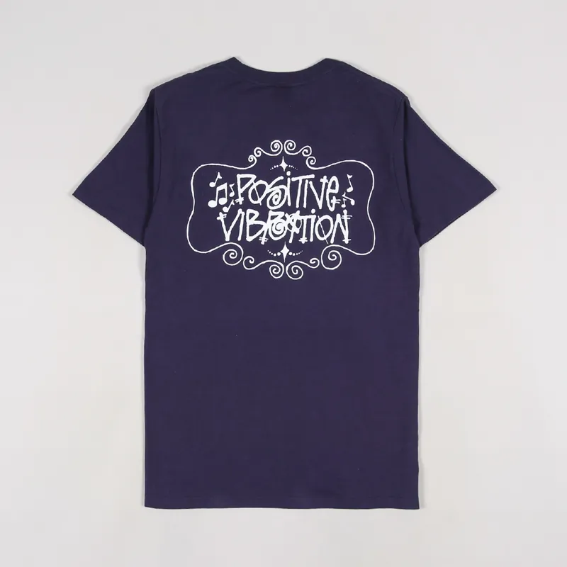 Stussy Positive Vibration T Shirt Navy