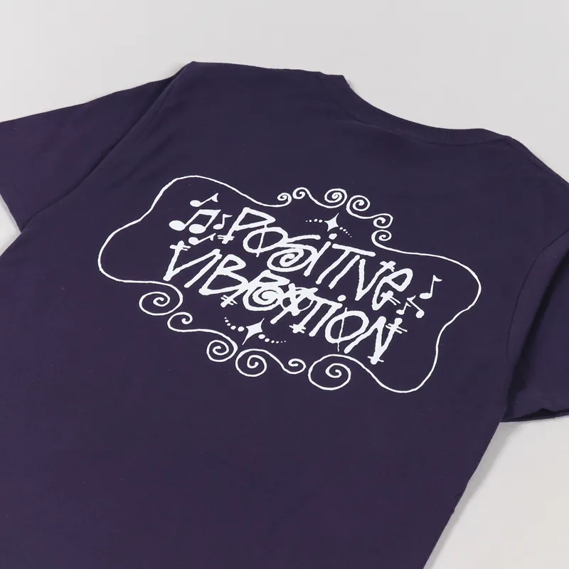 Stussy Positive Vibration T Shirt Navy-2