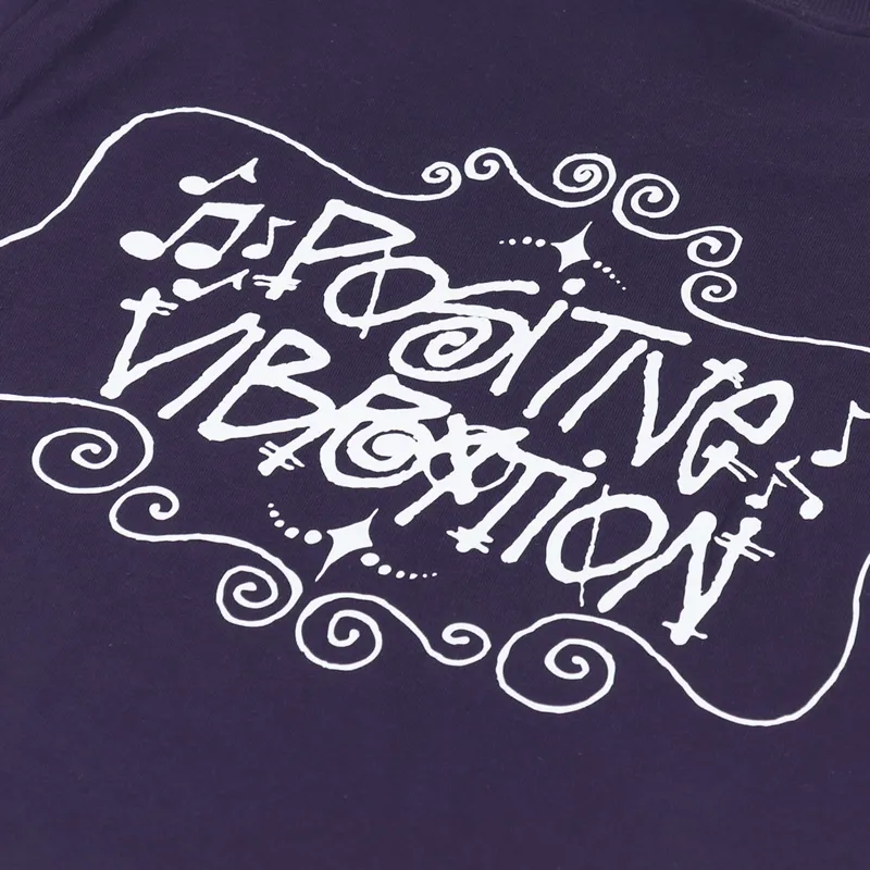 Stussy Positive Vibration T Shirt Navy-4