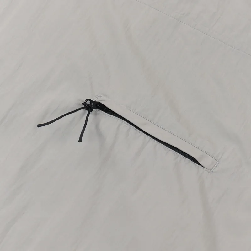 Uniform Bridge Pullover Pocket Short Sleeve Shirt Beige Grey-2