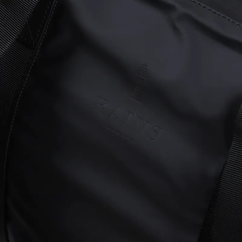 Rains Tote Bag Rush Black-2