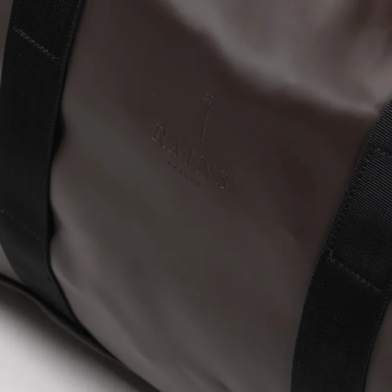 Rains Weekend Bag Shiny Brown-5