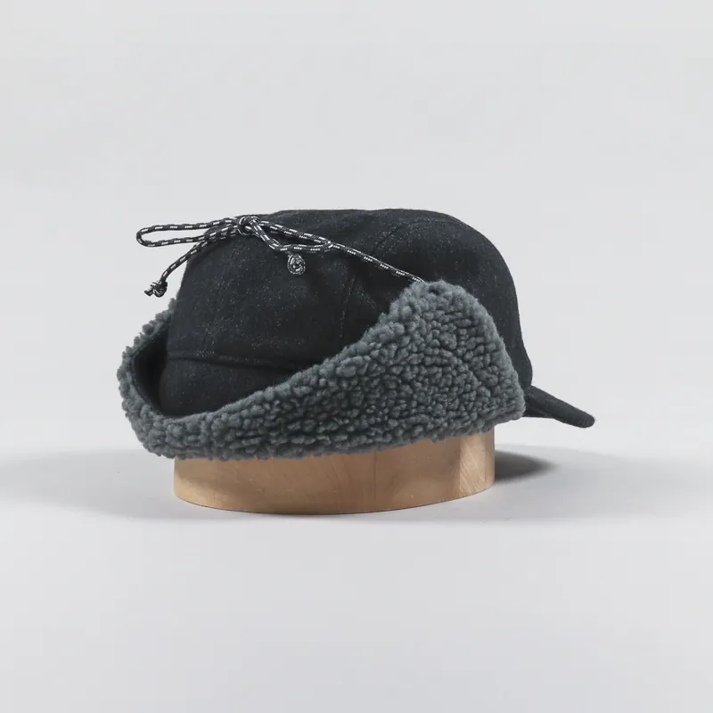 Patagonia Recycle Wool Ear Flap Cap Forge Grey-2