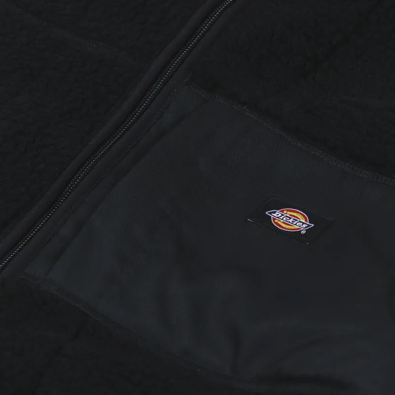Dickies Red Chute Sherpa Fleece Black-8