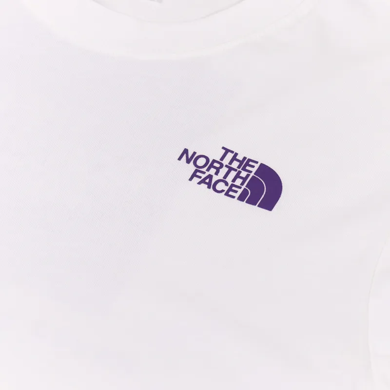 The North Face Red Box T Shirt White Purple-6