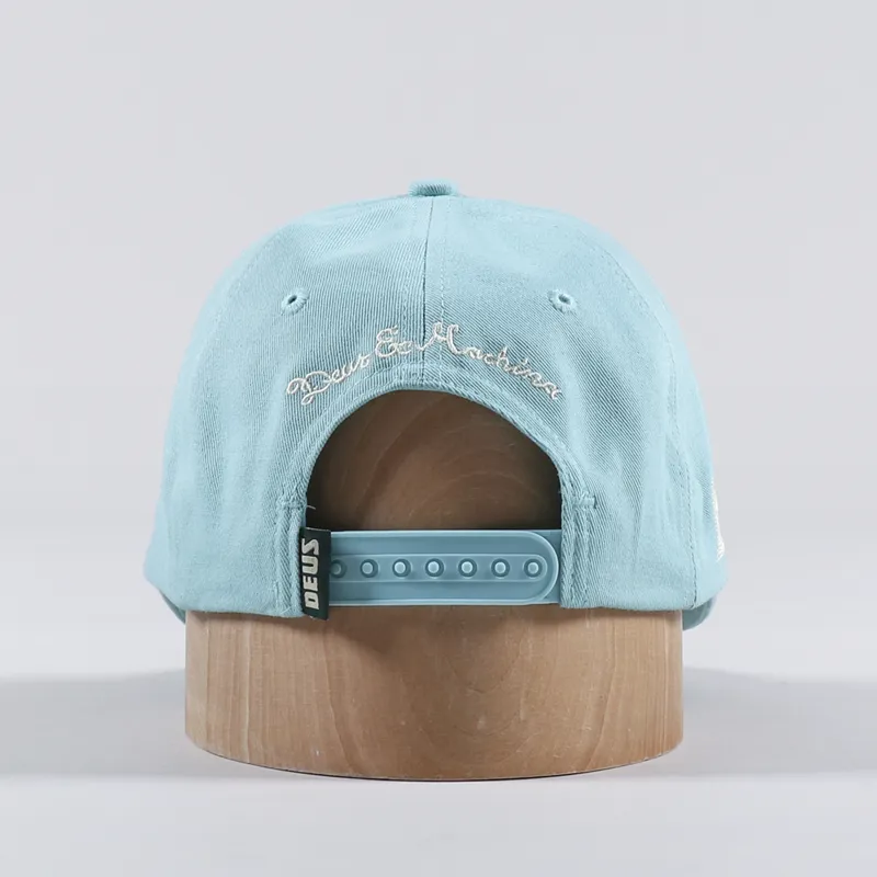 Deus Ex Machina Womens Records Baseball Cap Aquifer-3