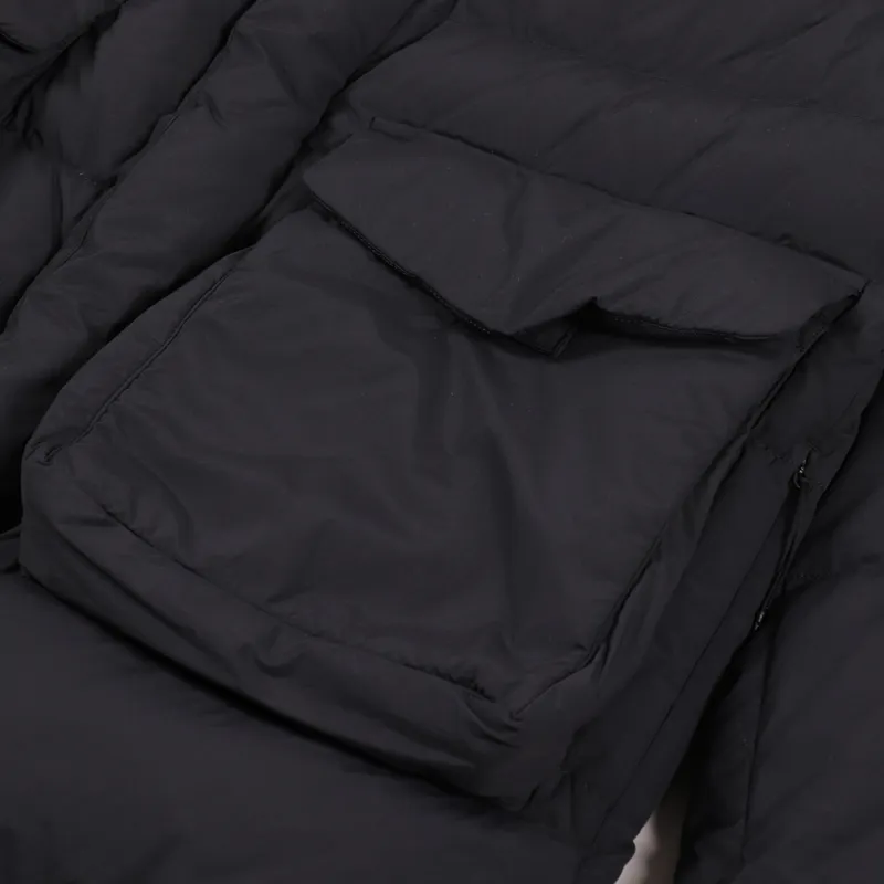 Snow Peak Recycled Nylon Ripstop Down Jacket Black-7