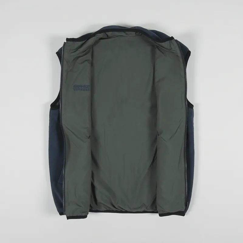 Gramicci Reversible Vest Navy-1