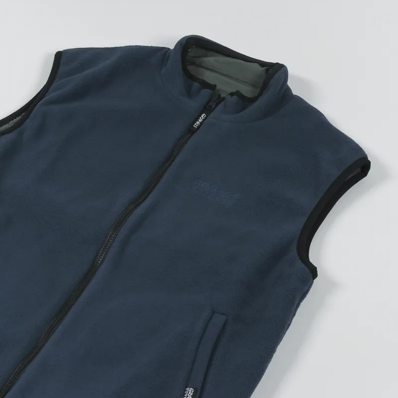 Gramicci Reversible Vest Navy-4