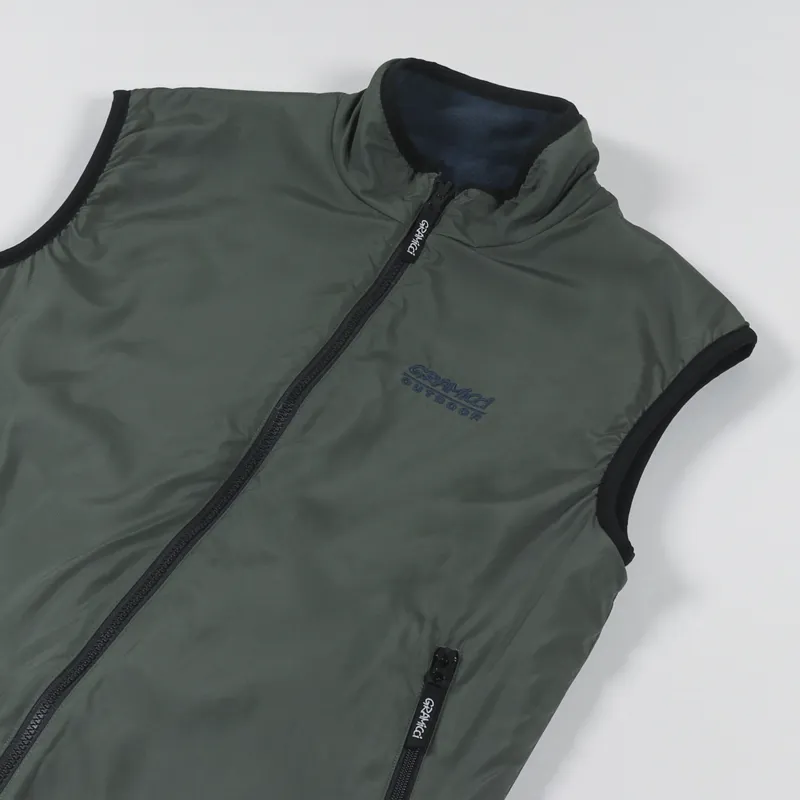 Gramicci Reversible Vest Navy-5
