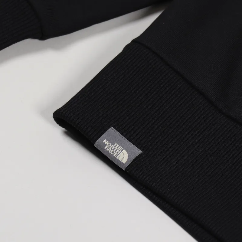 The North Face Raglan Red Box Crew Sweatshirt Black Red-5