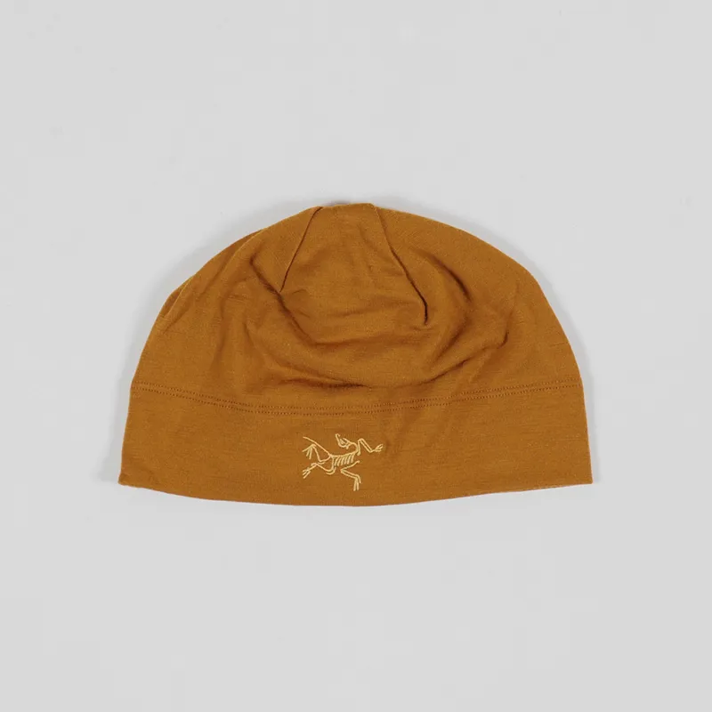 Arcteryx Mens Winter Rho LTW Beanie Sundance Brown Hat