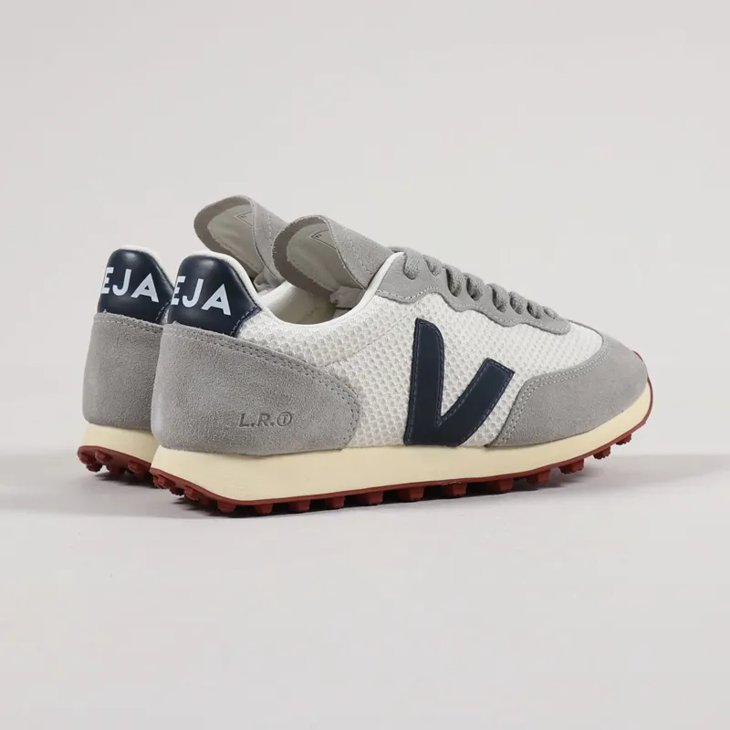 Veja Womens Rio Branco Hexamesh Shoes Gravel Nautico Oxford Grey-2
