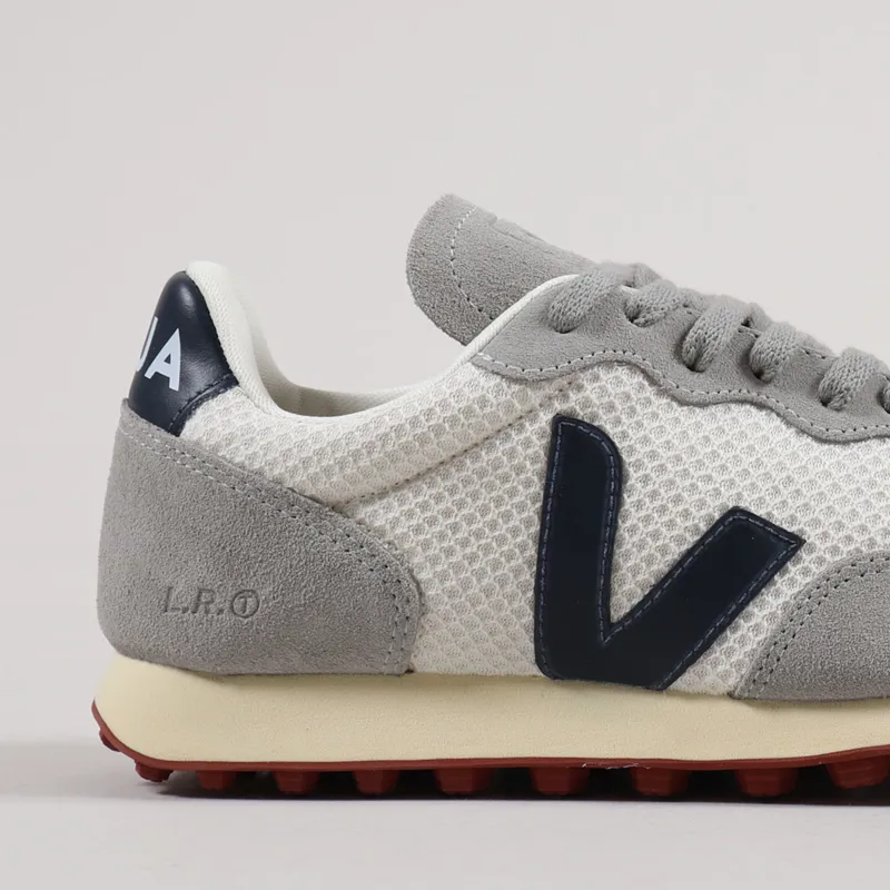 Veja Womens Rio Branco Hexamesh Shoes Gravel Nautico Oxford Grey-5