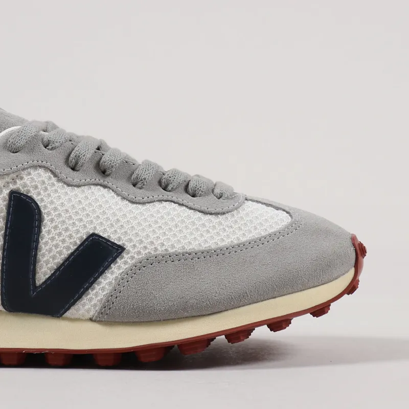 Veja Womens Rio Branco Hexamesh Shoes Gravel Nautico Oxford Grey-6