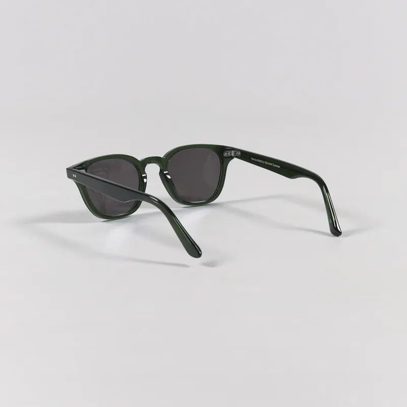 Monokel River Sunglasses Bottle Green Solid Grey-5