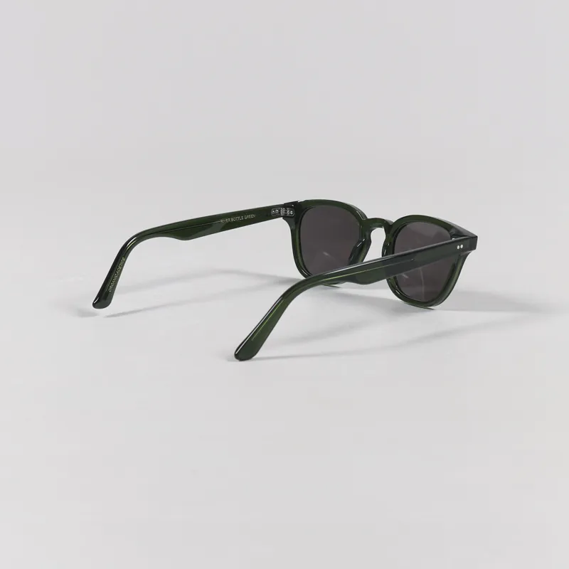 Monokel River Sunglasses Bottle Green Solid Grey-2
