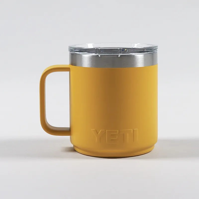 YETI Rambler 10oz Mug Alpine Yellow Magslider Lid-3