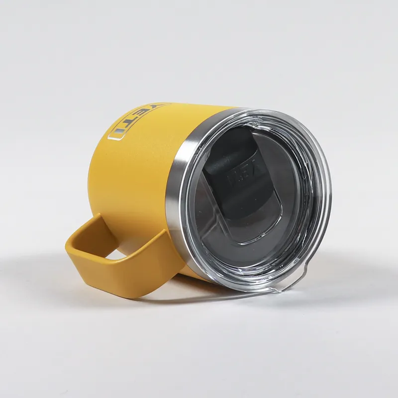YETI Rambler 10oz Mug Alpine Yellow Magslider Lid-2