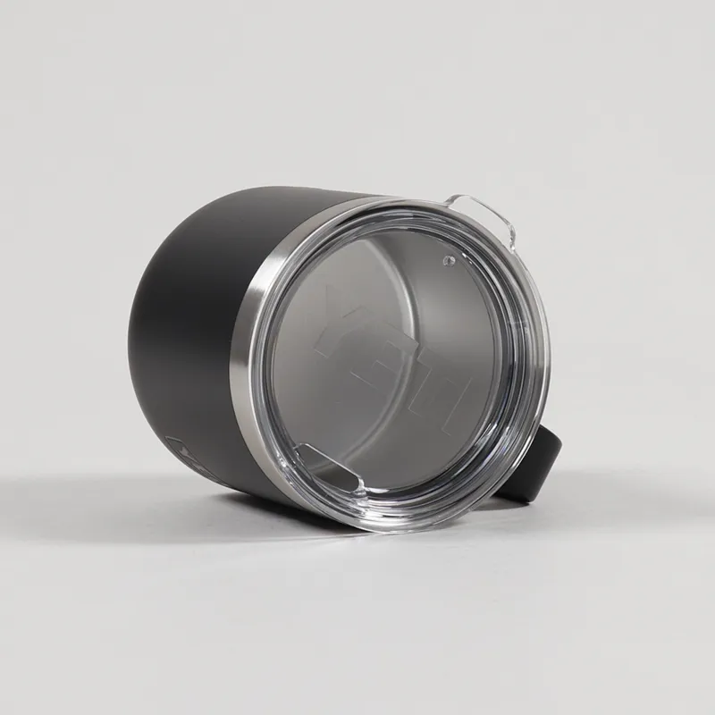 YETI Drinkware Rambler 14oz 400ml Travel Thermal Mug Black