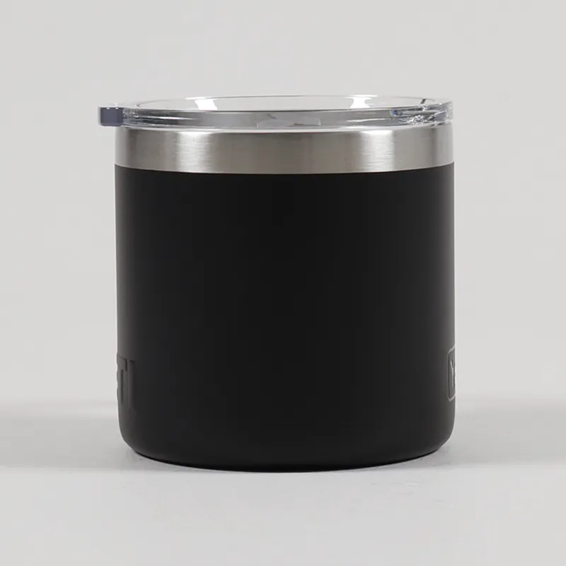 YETI Drinkware Rambler 14oz 400ml Travel Thermal Mug Black