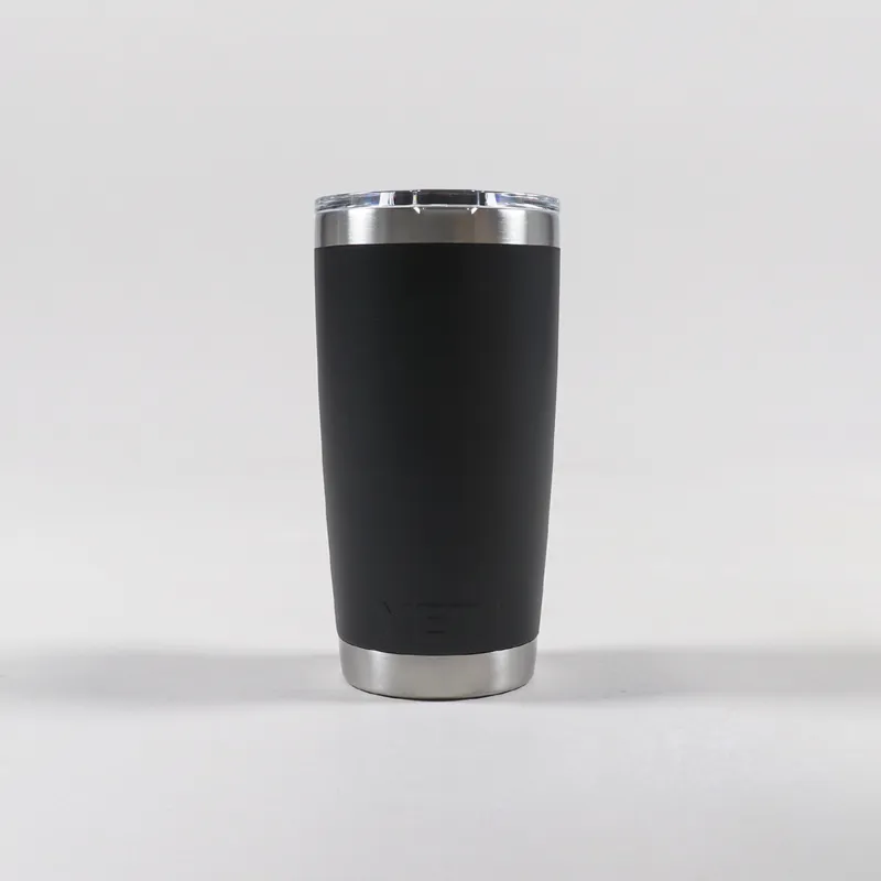 新品YETI Rambler 20 oz Cup ブラック YETI Rambler 20 oz Tumbler Black | Custom Black YETI Tumbler
