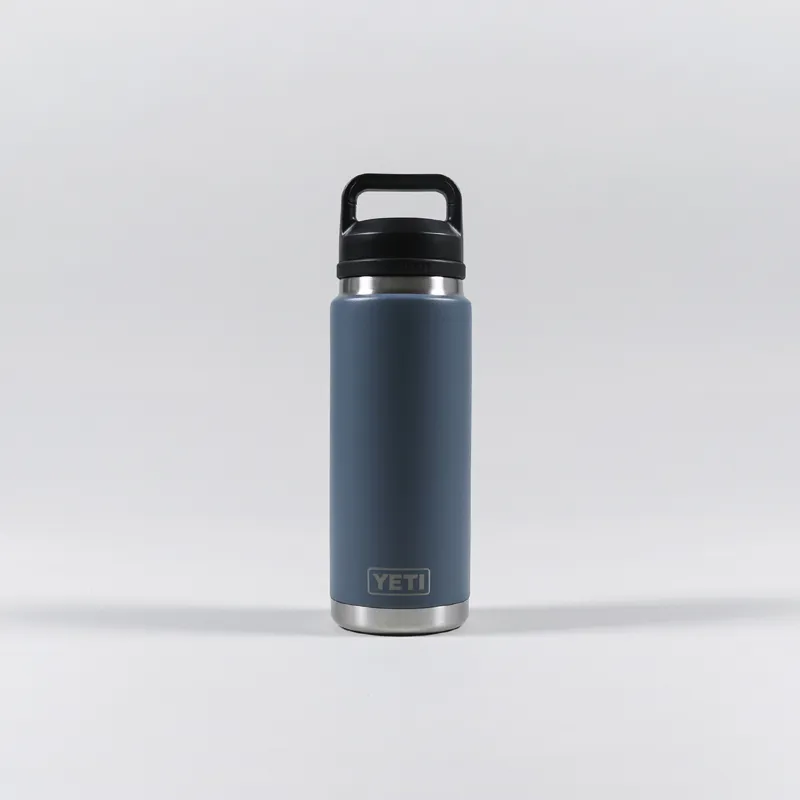 YETI Rambler Bottle Chug 26oz Travel Thermal Flask Nordic Blue