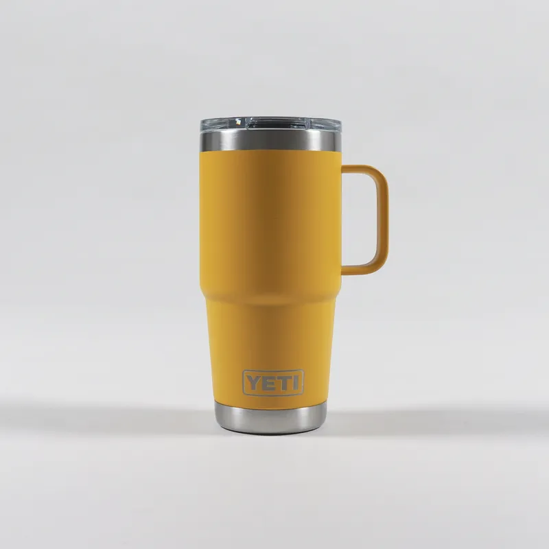 YETI Rambler Travel Mug 20oz Alpine Yellow Thermal Flask