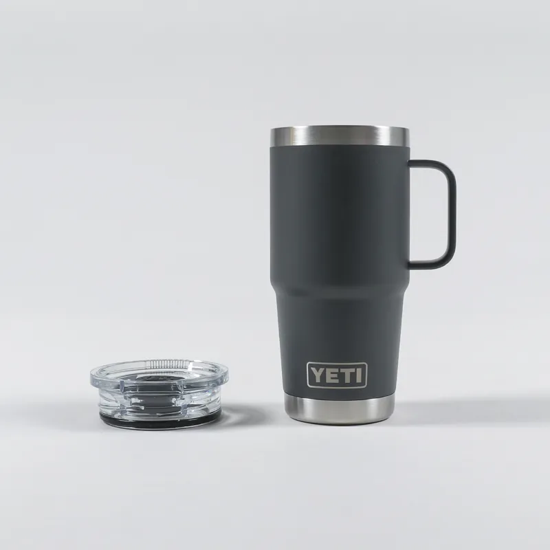 YETI Rambler Travel Mug 20oz Charcoal-1