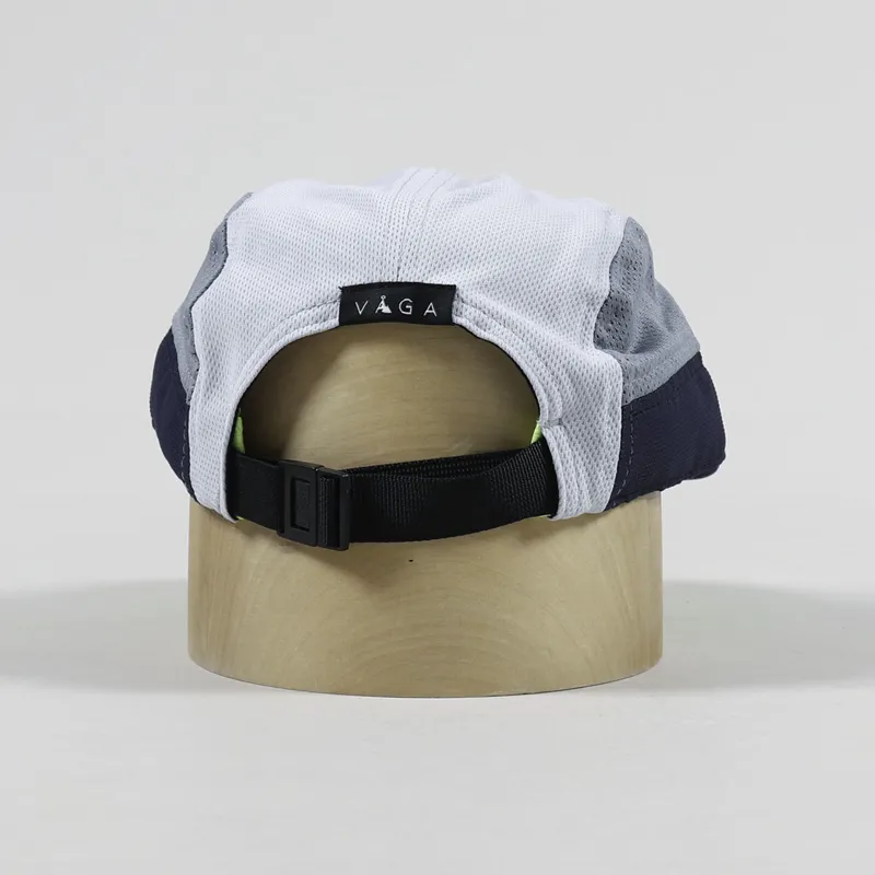 Vaga Logo Running Cap Navy Dusk Grey Ice Grey-3