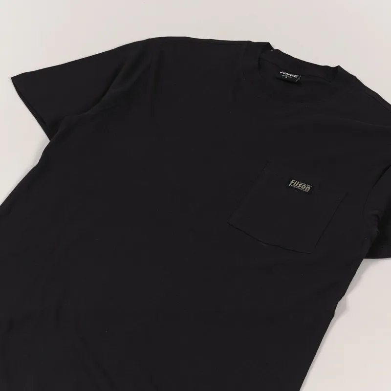 Filson Ranger Solid One Pocket T Shirt Coal-2