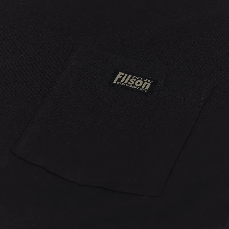 Filson Ranger Solid One Pocket T Shirt Coal-1