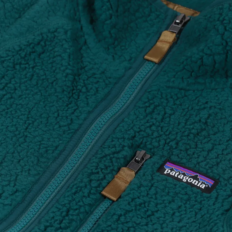 Patagonia Retro Pile Fleece Jacket Dark Borealis Green-7