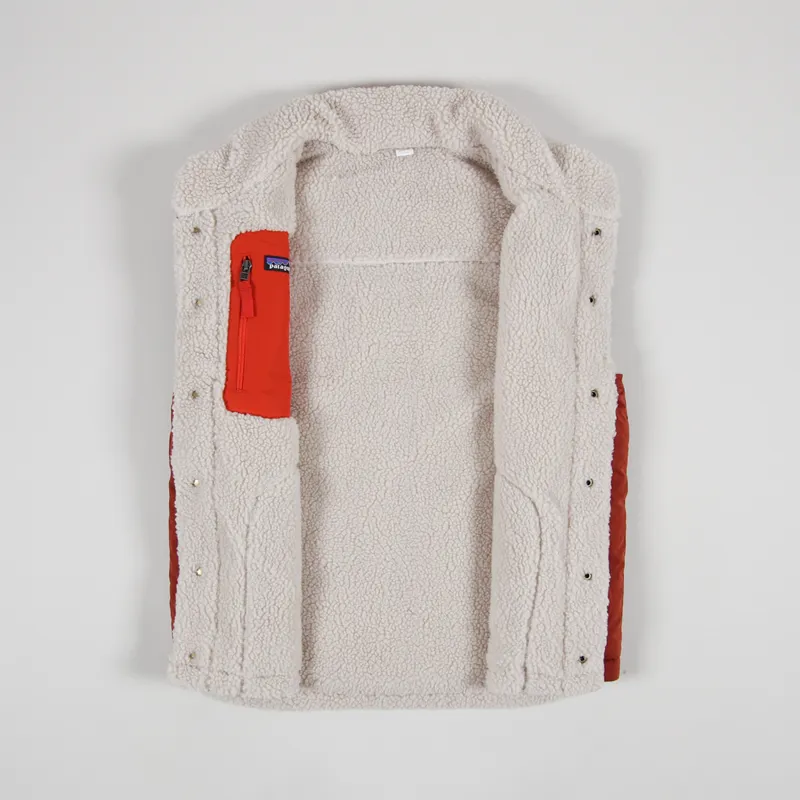 Patagonia Reversible Bivy Down Vest Barn Red-5