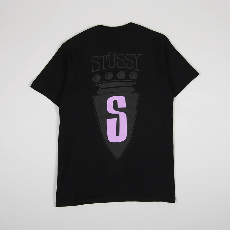 Stussy S Crest T Shirt Black