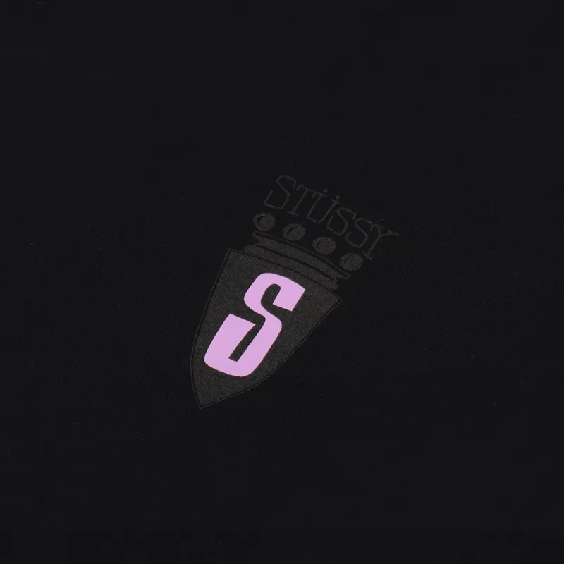 Stussy S Crest T Shirt Black-2