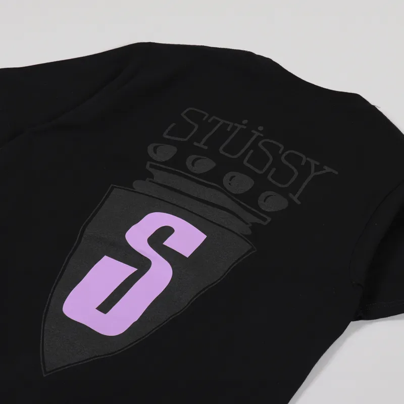 Stussy S Crest T Shirt Black-3