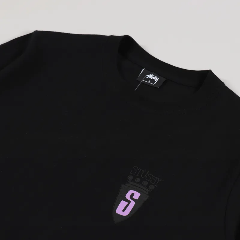 Stussy S Crest T Shirt Black-4