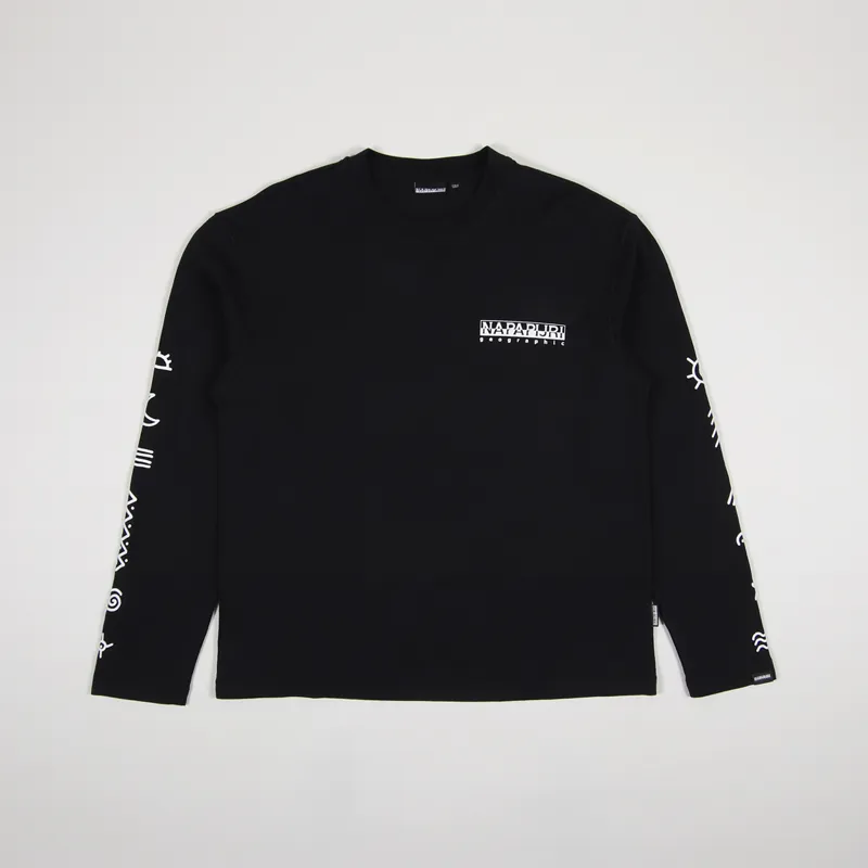 Napapijri S-Pasilan Long Sleeve T Shirt Black