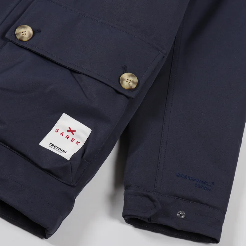 Tretorn Sarek Parka Dark Navy-10
