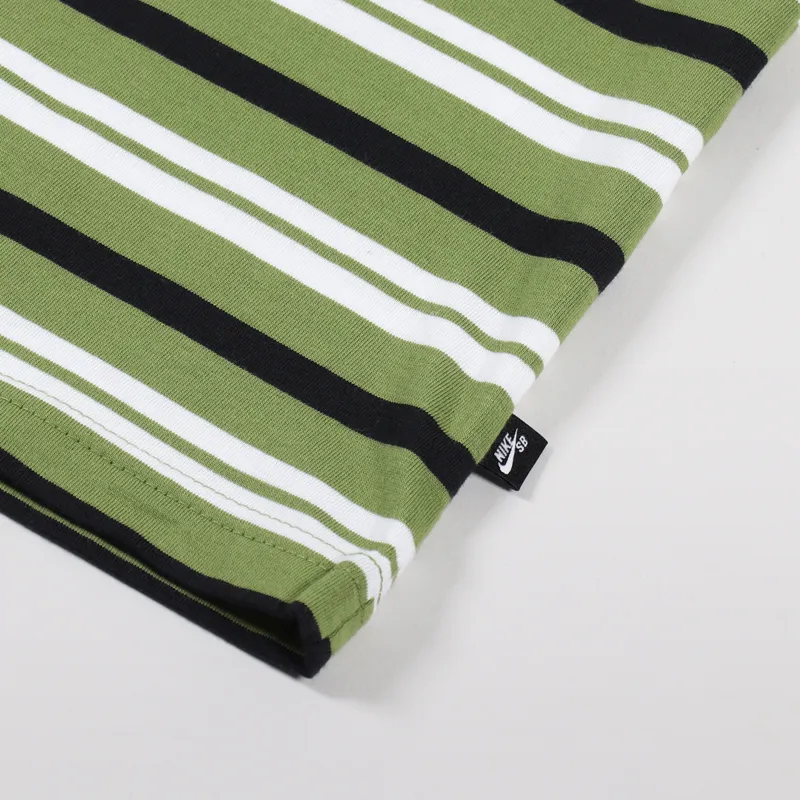 Nike SB AOP Stripe T Shirt Forest Green-3