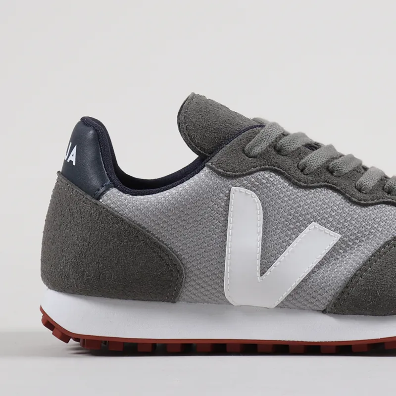 Veja Womens SDU B-Mesh Vegan Shoes Silver White Nautico-5