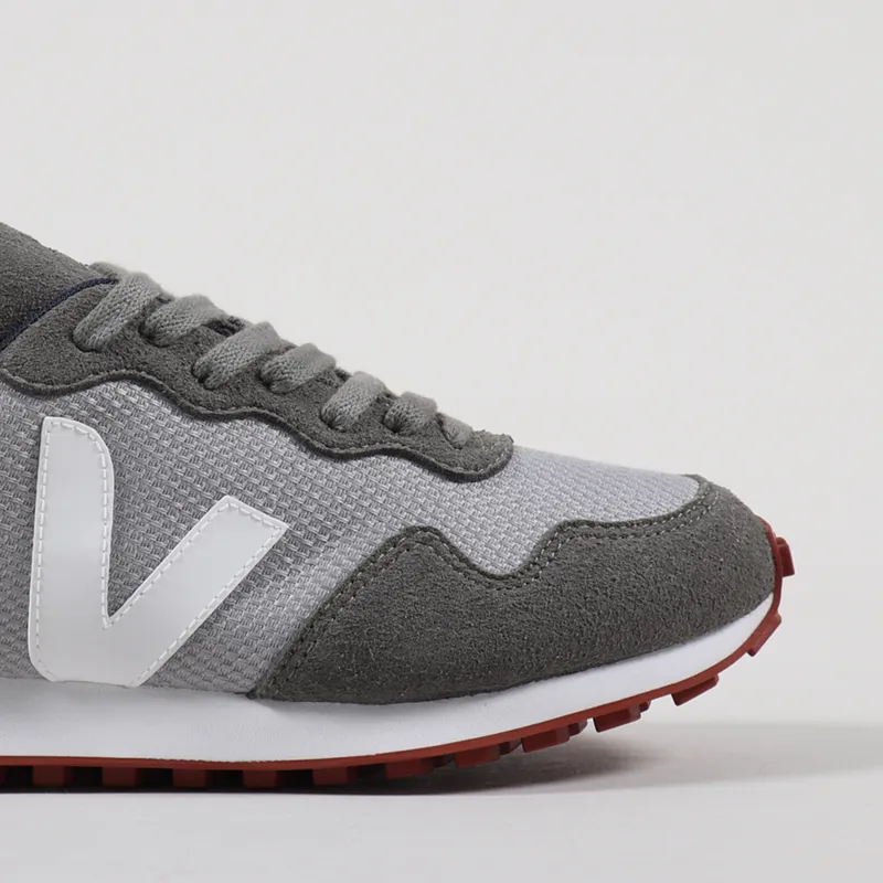 Veja Womens SDU B-Mesh Vegan Shoes Silver White Nautico-6