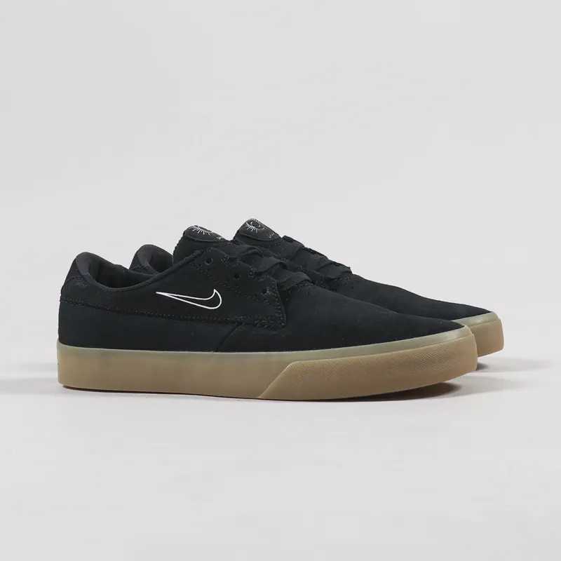 Nike SB Mens Suede Shane ONeill Shoes Black White Gum Trainers